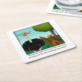 Thanksgiving Humor Bar Onderzetters (Schuin)