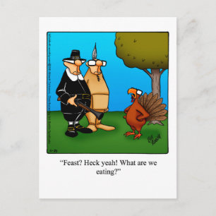 Thanksgiving Humor Briefkaart "Spectickles"