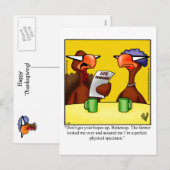 Thanksgiving Humor Briefkaart "Spectickles" (Voorkant / Achterkant)