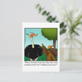 Thanksgiving Humor Briefkaart "Spectickles" (Staand voorkant)