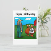 Thanksgiving Humor "Delicious" uitnodigingen (Staand voorkant)