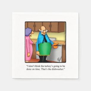Thanksgiving Humor Holiday Napkins Servet