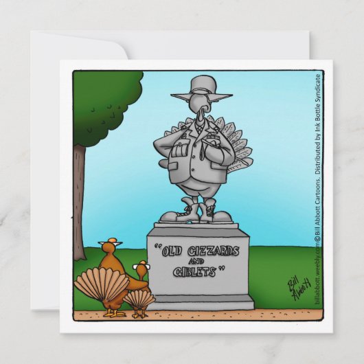 Thanksgiving Humor Invitatie Kaart (Voorkant)