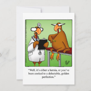 Thanksgiving Humor Invitatie Kaart