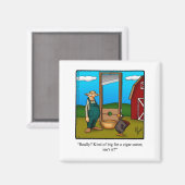  Thanksgiving Humor Magnet Magneet (Voorkant / Achterkant)