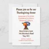 Thanksgiving Humor Uitnodigingen "Spectickles" (Achterkant)