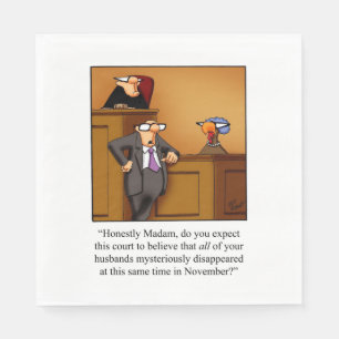 Thanksgiving Humor vakantieservetten Servet