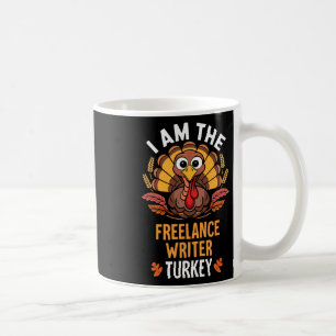 Thanksgiving Ik ben de freelance schrijver Turkije Koffiemok
