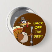 Thanksgiving in gijzeling ronde button 7,6 cm (Voorkant /achterkant)