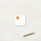 Thanksgiving in het najaar post-it® notes (Op bureau)