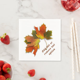 Thanksgiving in het najaar servet