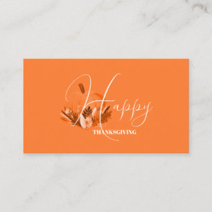 Thanksgiving in Orange Informatiekaartje