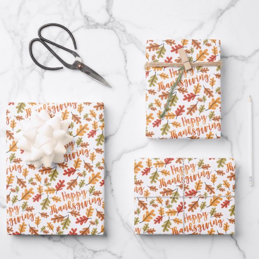 Thanksgiving Inpakpapier Vel (Voorkant)