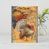 Thanksgiving Invitaties Kaart (Staand voorkant)