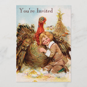 Thanksgiving Invitaties Kaart