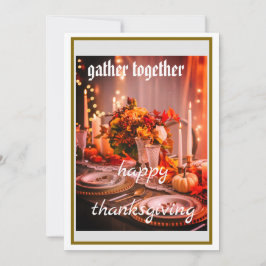  Thanksgiving Invitation Kaart