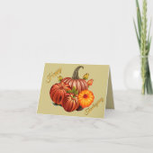 Thanksgiving invitation with pumpkins (Devant)