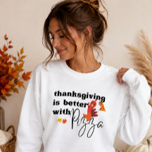 Thanksgiving is leuker met een Pizza Sweatshirt