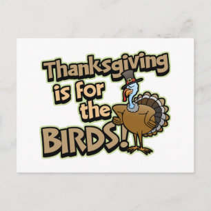 Thanksgiving is voor het briefkaart van de vogels
