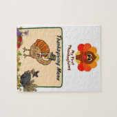 Thanksgiving Jigzaag Puzzle Legpuzzel (Horizontaal)