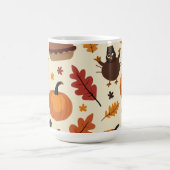 Thanksgiving jour et automne style Café Mug (Centre)