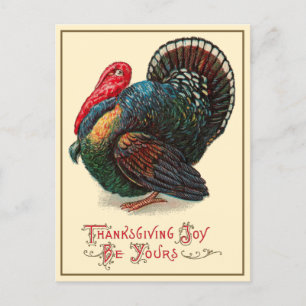 Thanksgiving Joy Be Yours -  Briefkaart