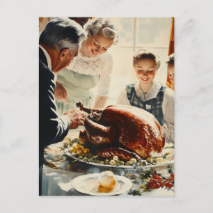 Thanksgiving Joy: een familiefeest Briefkaart