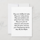  Thanksgiving Kaart (Achterkant)