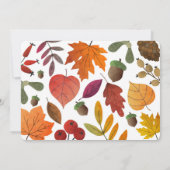 Thanksgiving Kaart (Achterkant)