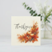 Thanksgiving Kaart (Staand voorkant)
