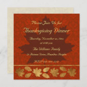 Thanksgiving Kaart (Voorkant / Achterkant)