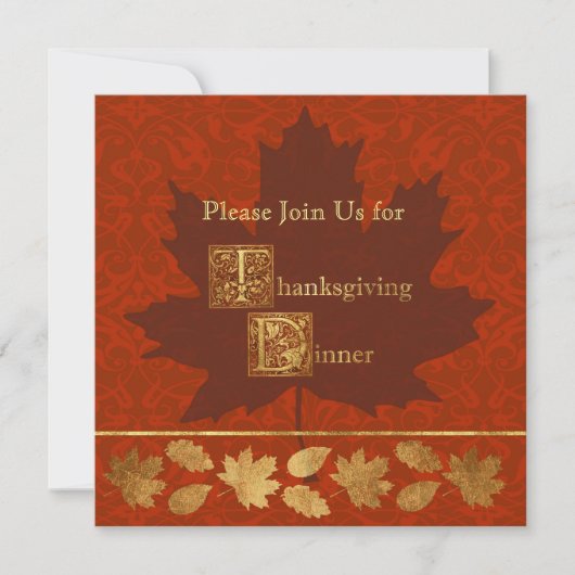 Thanksgiving Kaart (Voorkant)