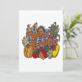 Thanksgiving Kaart (Staand voorkant)