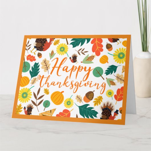 Thanksgiving Kaart (Voorkant)