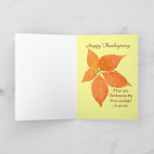 Thanksgiving kaart Autumn ivy met gedicht (Binnen)