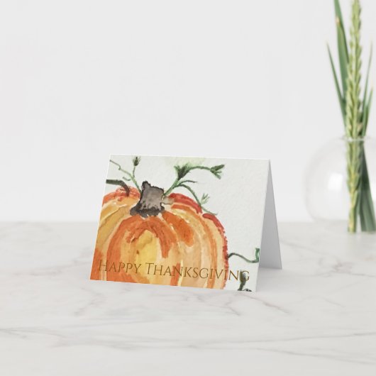 Thanksgiving-kaart Bedankkaart (Voorkant)