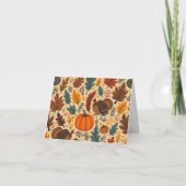 Thanksgiving-kaart Bedankkaart (Achterkant)