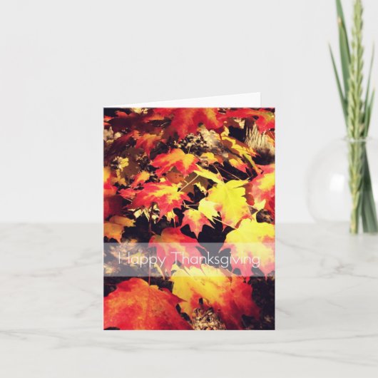 Thanksgiving-kaart Feestdagen Kaart (Voorkant)