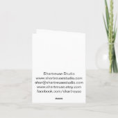 Thanksgiving-kaart Feestdagen Kaart (Achterkant)