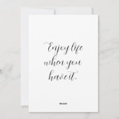 Thanksgiving-Kaart Feestdagenkaart (Achterkant)