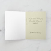  Thanksgiving Kaart met eikels (Binnen)