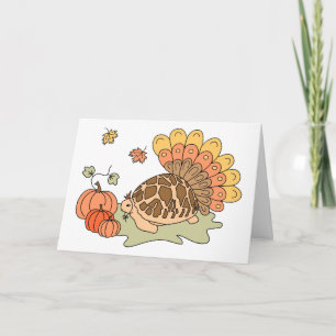Thanksgiving Kaart (sterschildpad)