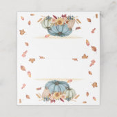 Thanksgiving-kaart voor gevouwen plaats (Buitenkant ongevouwen)