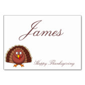 Thanksgiving - Kaarten met Turkije (Achterkant)