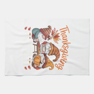 Thanksgiving Kabouter Herfst Luipaard Kalkoen Esse Theedoek