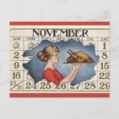  Thanksgiving Kalender Briefkaart (Voorkant)