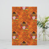 Thanksgiving kalkoen briefpapier (Staand voorkant)