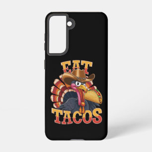 Thanksgiving Kalkoen Eet Tacos Grappige Mexicaan Samsung Galaxy Hoesje