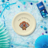 Thanksgiving kalkoen papieren bordje (Feest)