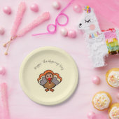 Thanksgiving kalkoen papieren bordje (Feest)